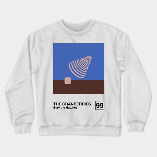Bury The Hatchet  / Minimal Style Graphic Artwork Design Crewneck Sweatshirt by saudade